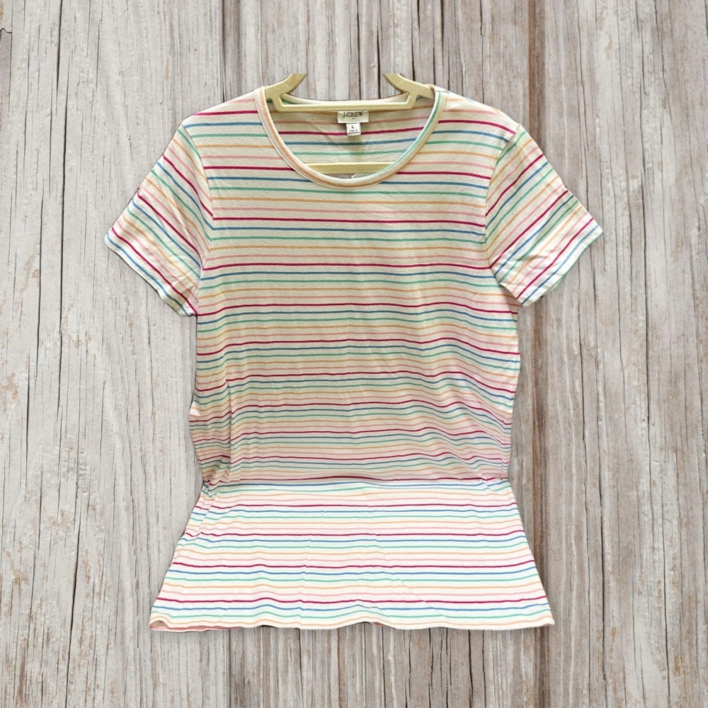 J Crew Colorful Striped Women's Dress size L